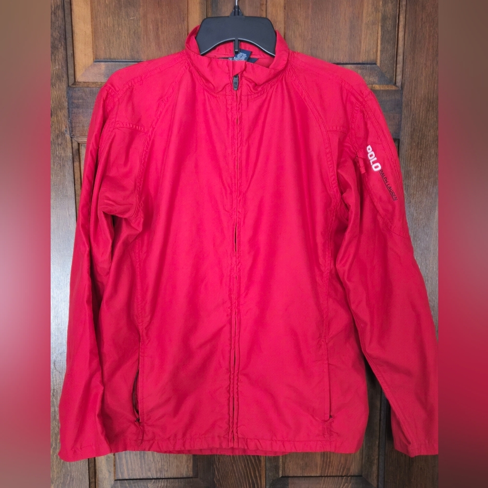 Ralph Lauren Red Windbreaker Jacket - Picture 1 of 4